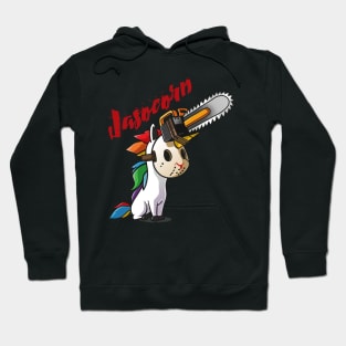 Funny Unicorn Jasocorn Halloween Illustration Gift Idea (Wight) Hoodie